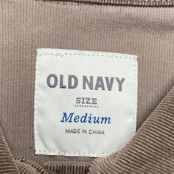 Old Navy Jacket Womens Medium Brown Corduroy Button Front Trucker Casual - Picture 3 of 9